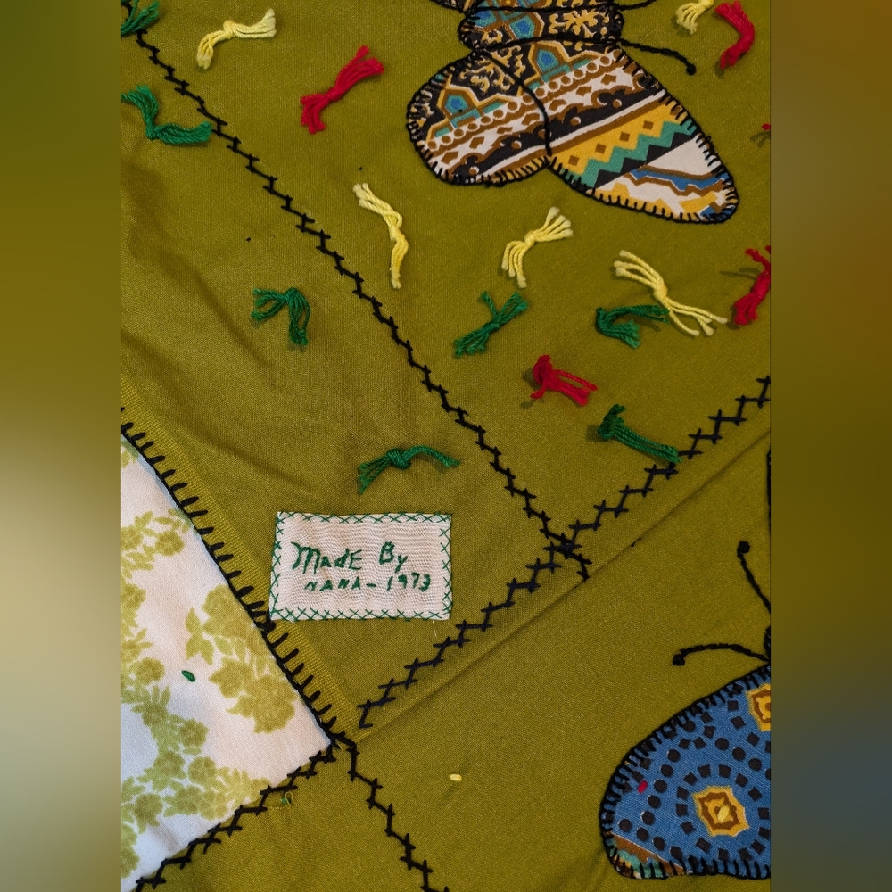 Handmade quilt by Nana 1973